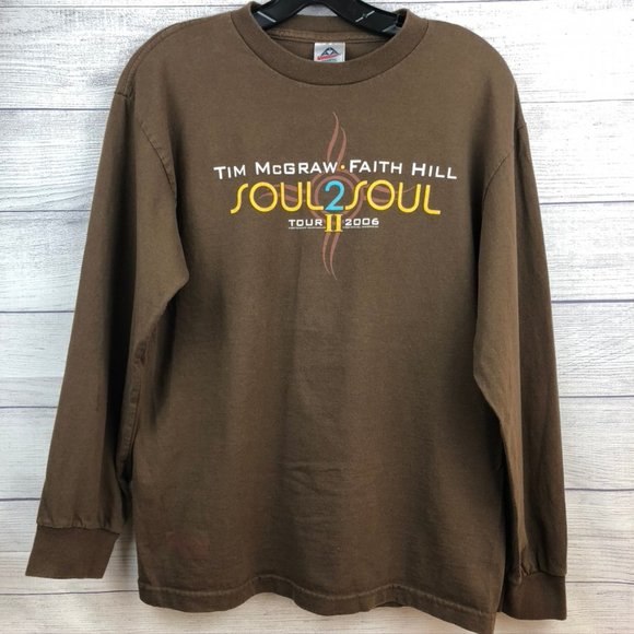Alstyle Tops - Tim McGraw Faith Hill Soul 2 Soul Concert Tour Med